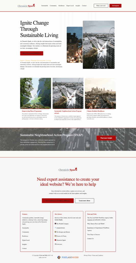 Ignite Your Understanding of Sustainable Living and Hyper-Local Community Resilience.