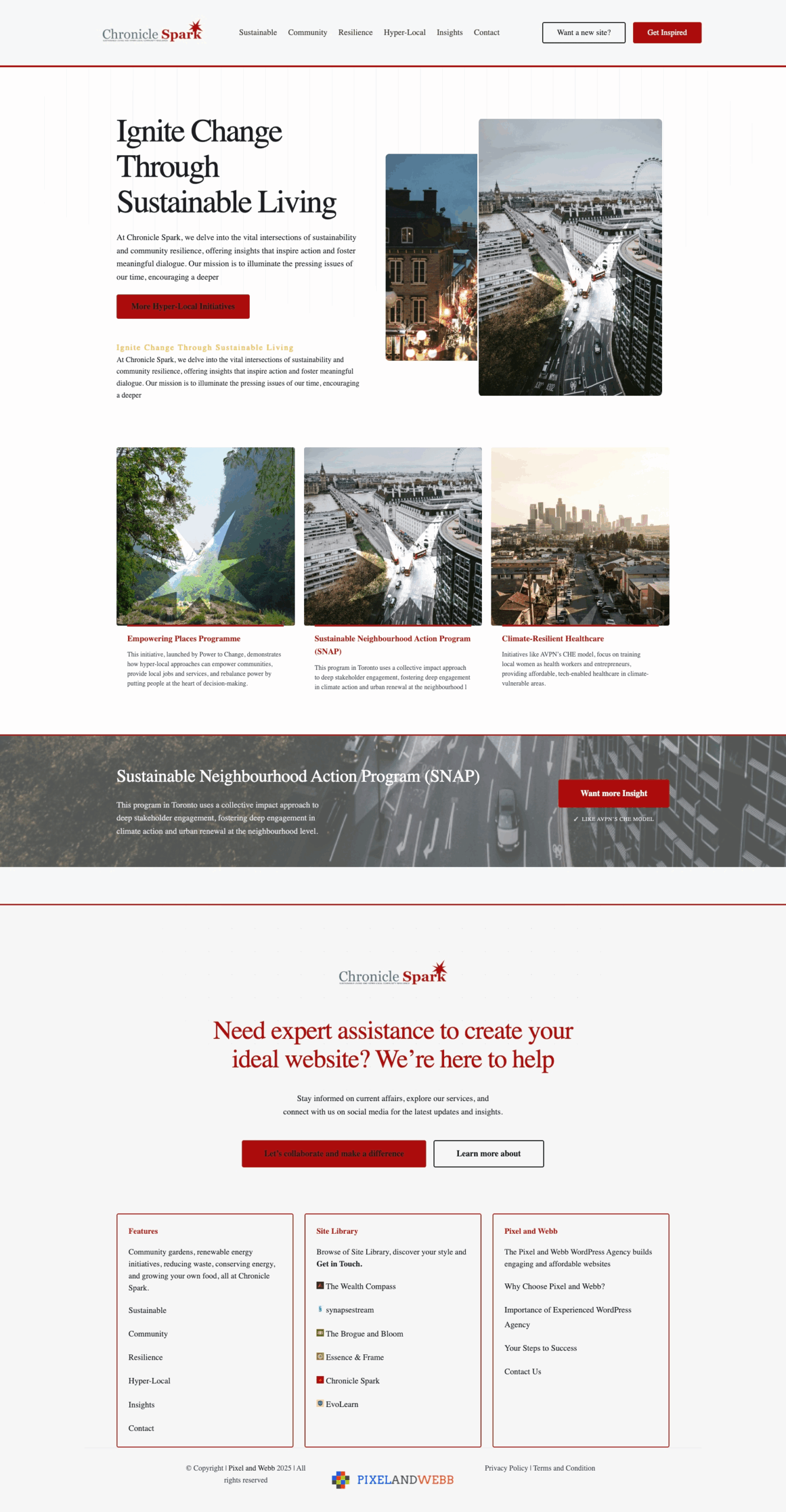 Ignite Your Understanding of Sustainable Living and Hyper-Local Community Resilience.